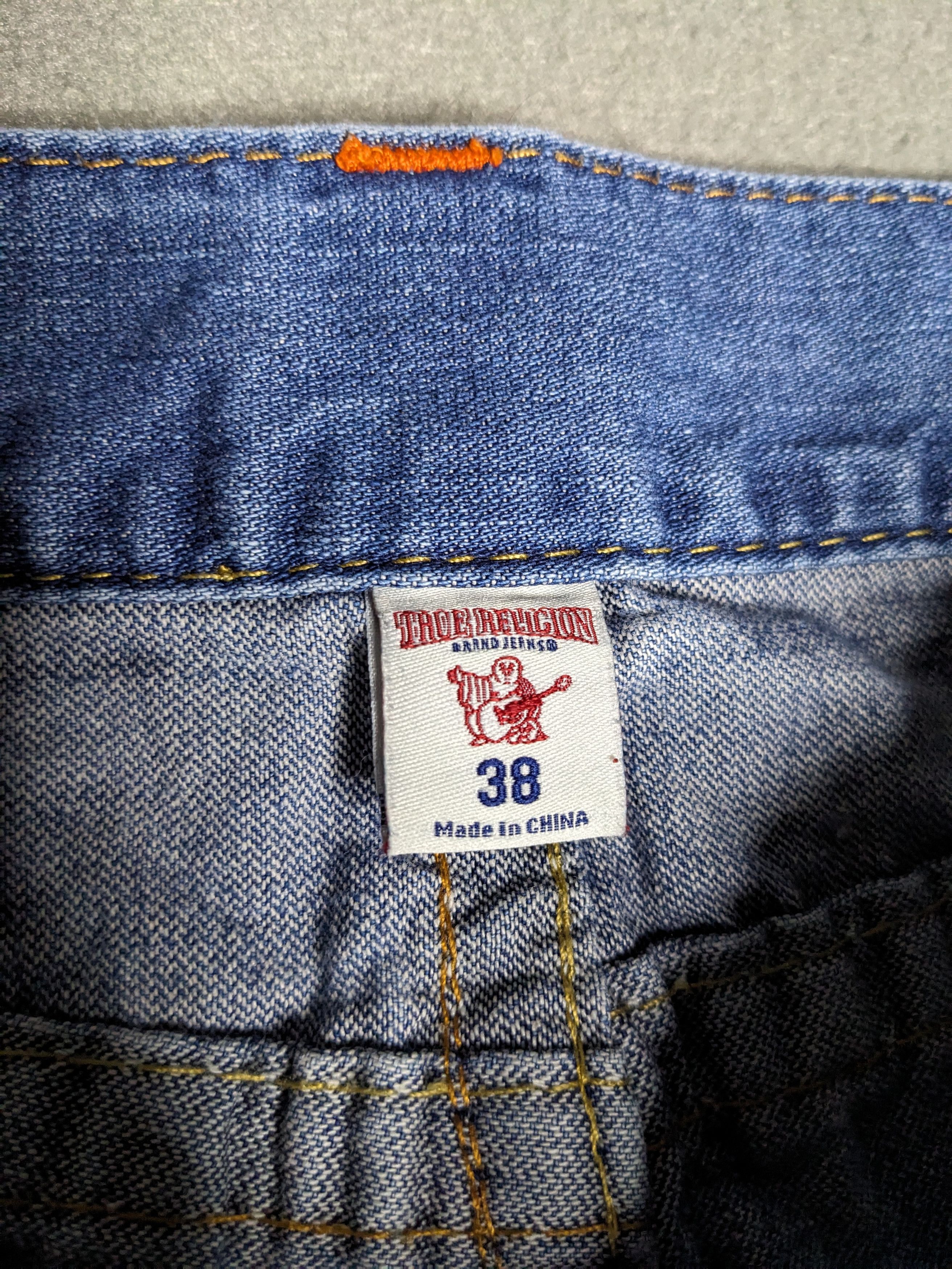 True Religion True Religion Jeans 38x27 Straight Leg Flap Pocket Big T Size US 38 / EU 54 - 12 Thumbnail