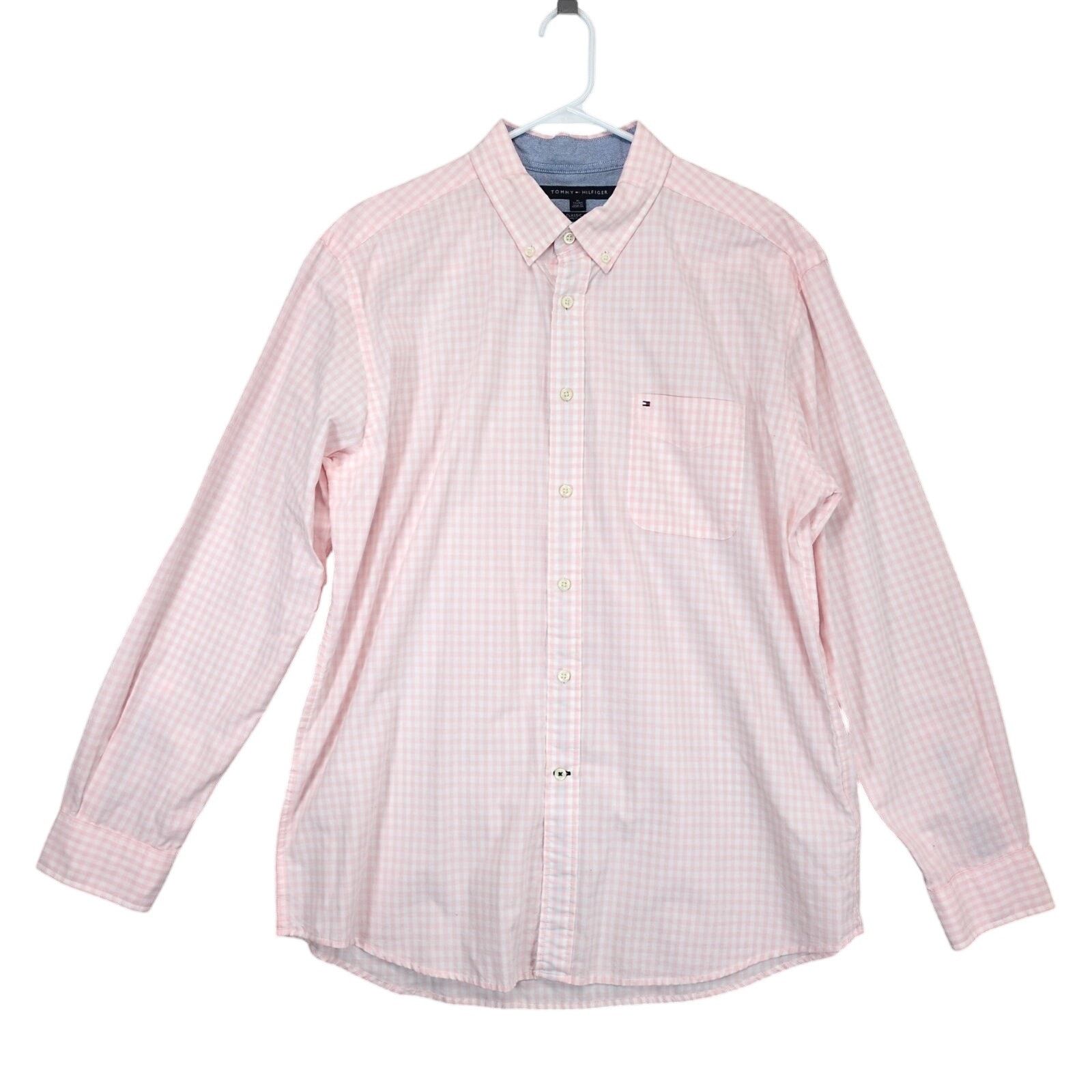 Tommy Hilfiger Tommy Hilfiger Men's XL Classic Fit Button Down Shirt Size US XL / EU 56 / 4 - 1 Thumbnail