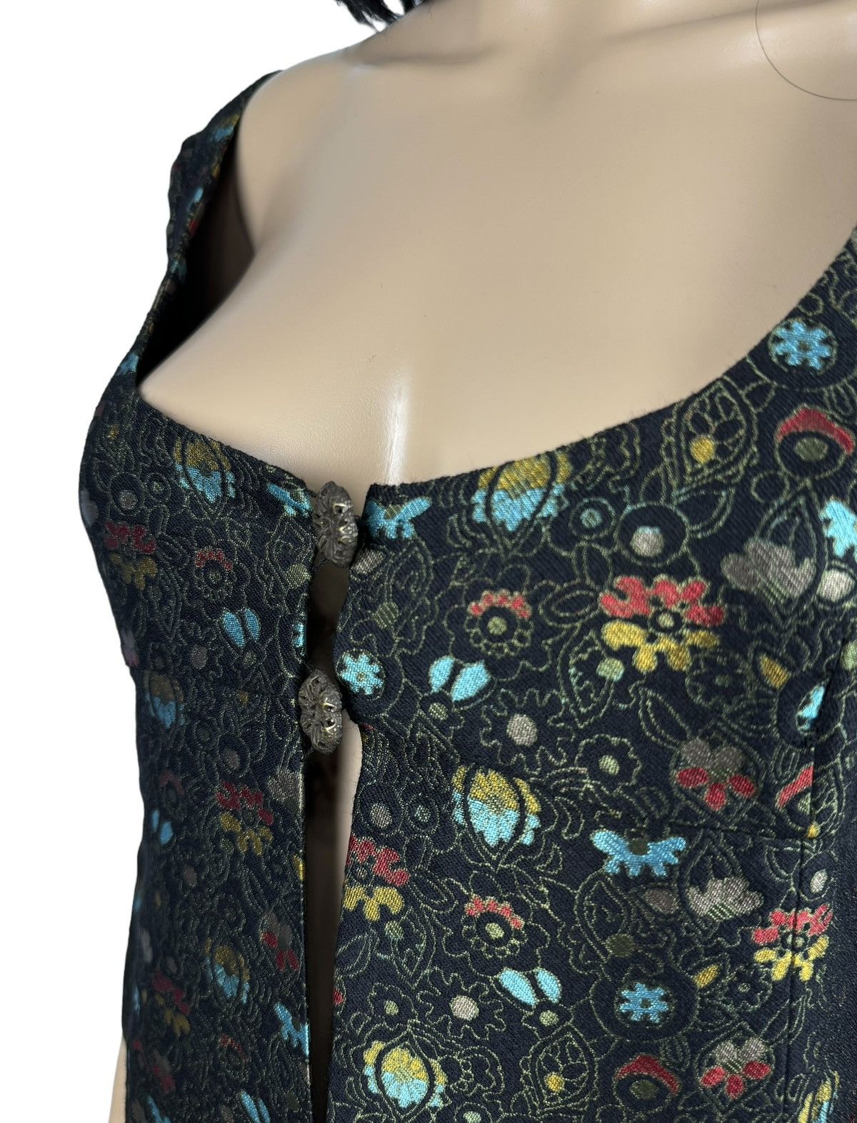 Miu Miu Miu Miu Coat Dress Wool Embroidered Floral Printed size 42 Size M / US 6-8 / IT 42-44 - 8 Thumbnail