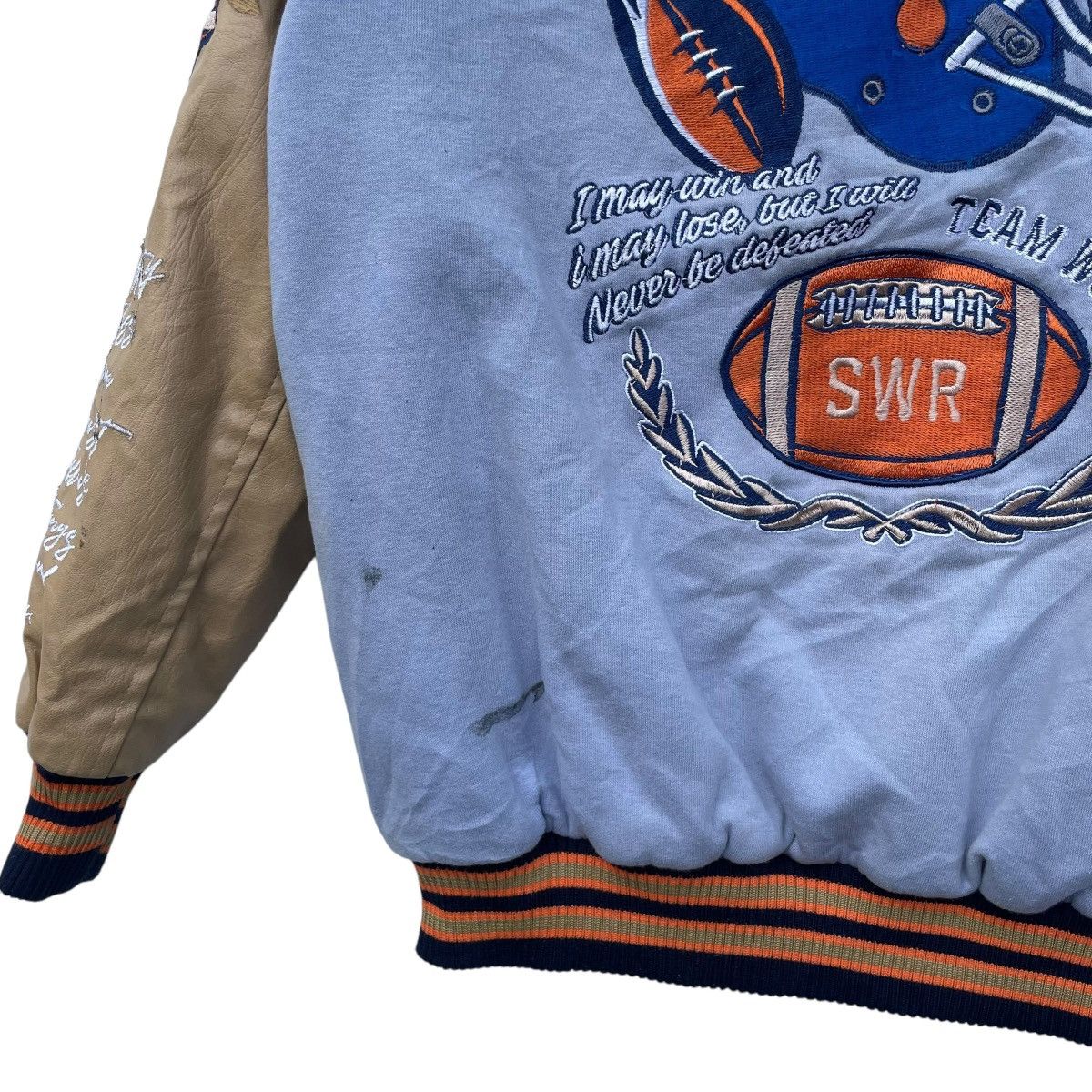 Canterbury of New Zealand × NHL Japanese Brand Swinger Varsity Brave Heart Rugby Jacket Size US S / EU 44-46 / 1 - 7 Thumbnail