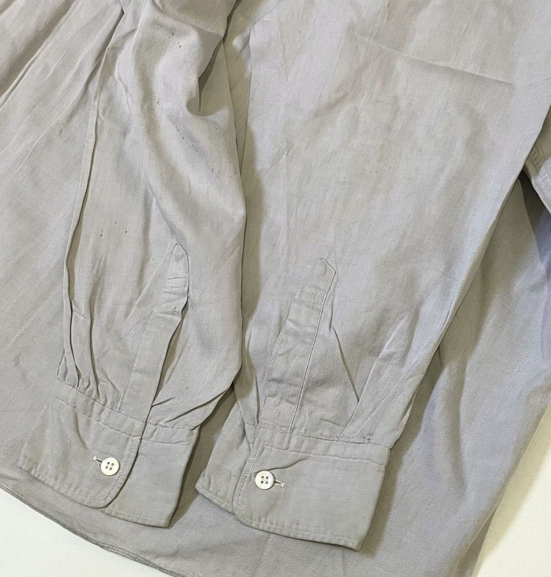 Comme des Garcons Vintage cdg homme light grey button up Size US XL / EU 56 / 4 - 7 Thumbnail