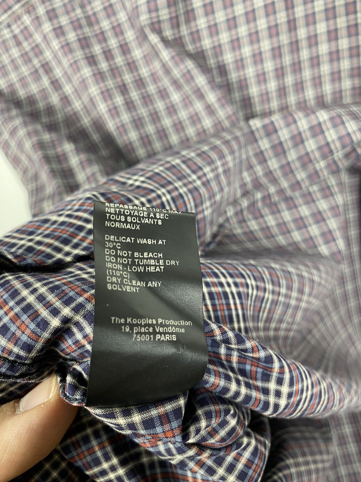 The Kooples The Kooples Checkered Shirt size M Size US M / EU 48-50 / 2 - 12 Thumbnail