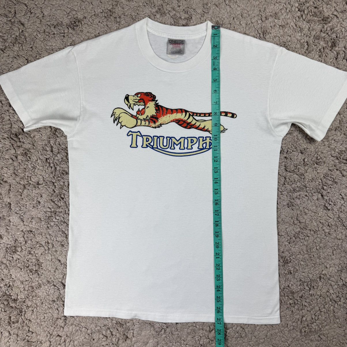 Vintage Vintage Oneita Triumph Tiger 90’s Metro Racing Graphic Tee Size US M / EU 48-50 / 2 - 15 Thumbnail