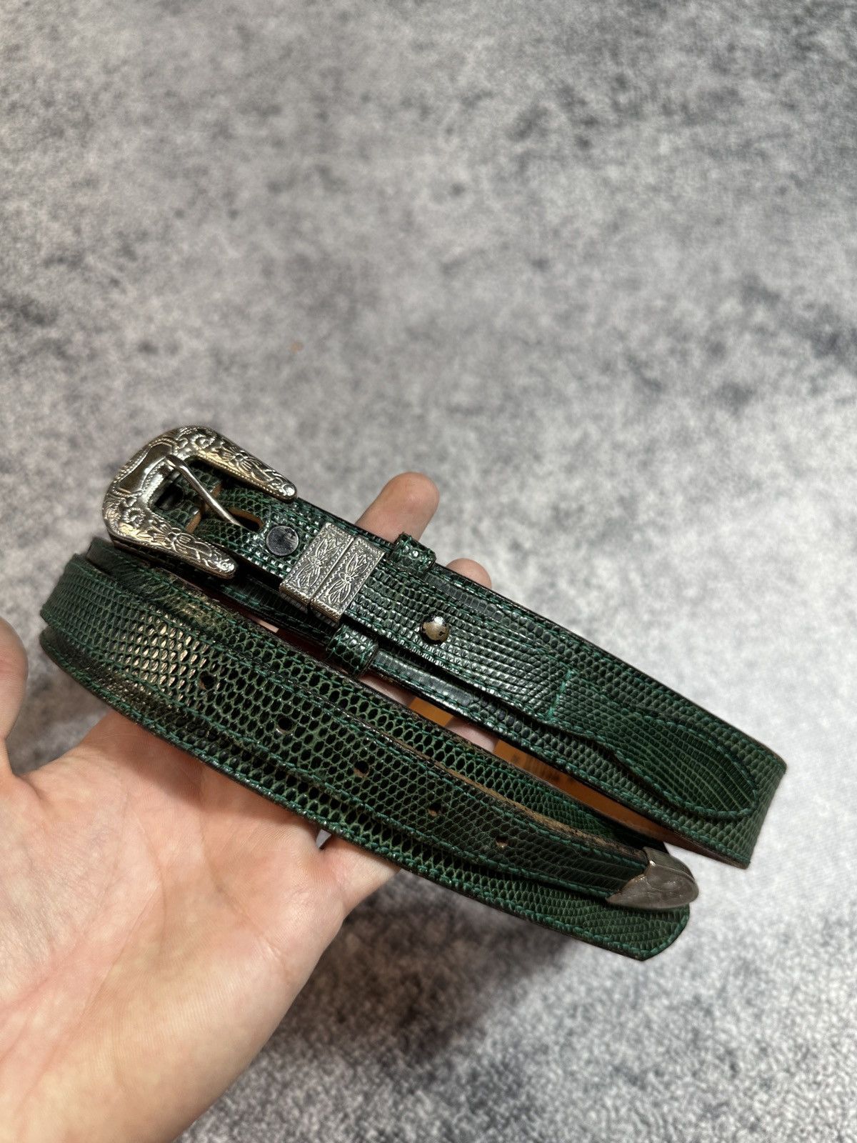 Cowboy Equipment Y2K Cow Camo Belts Rare Streetwear Avant Garde Style USA VTg Size ONE SIZE - 2 Thumbnail