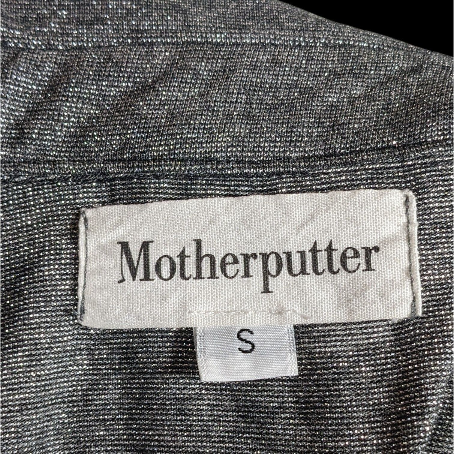 Other Motherputter Metallic Black And Silver Mesh Sleeve Golf Shir Size S / US 4 / IT 40 - 6 Thumbnail
