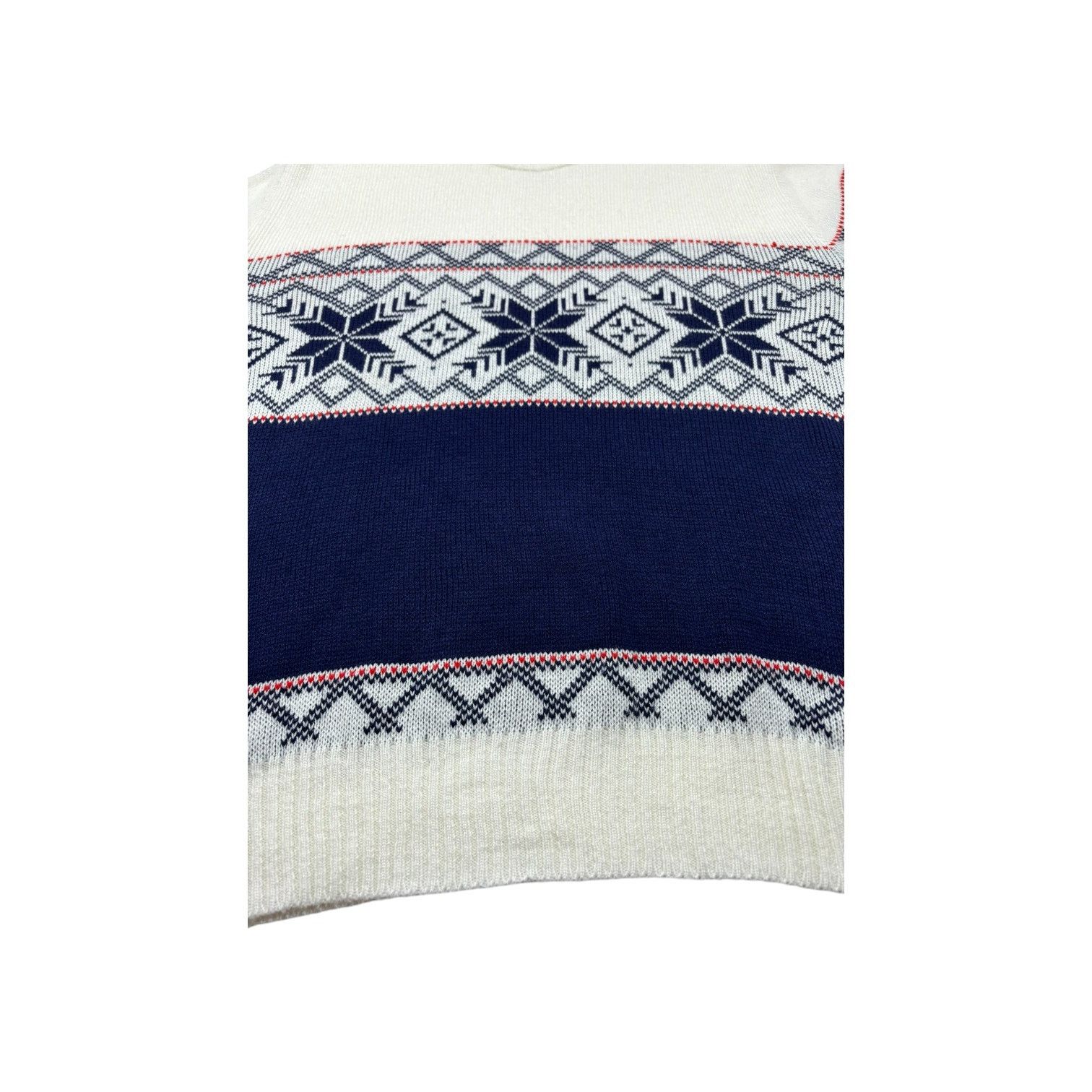 Other Vintage Sweater White Blue Snowflake Pattern Blizzards Bay Size US M / EU 48-50 / 2 - 7 Thumbnail