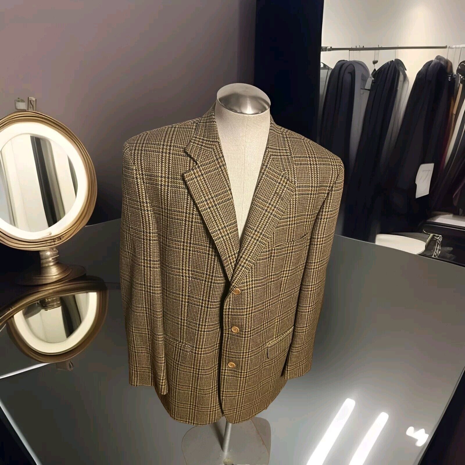 Lubiam Lubiam Italy Blazer Mens 46R Blazer Sport Jacket Size 46R - 4 Thumbnail