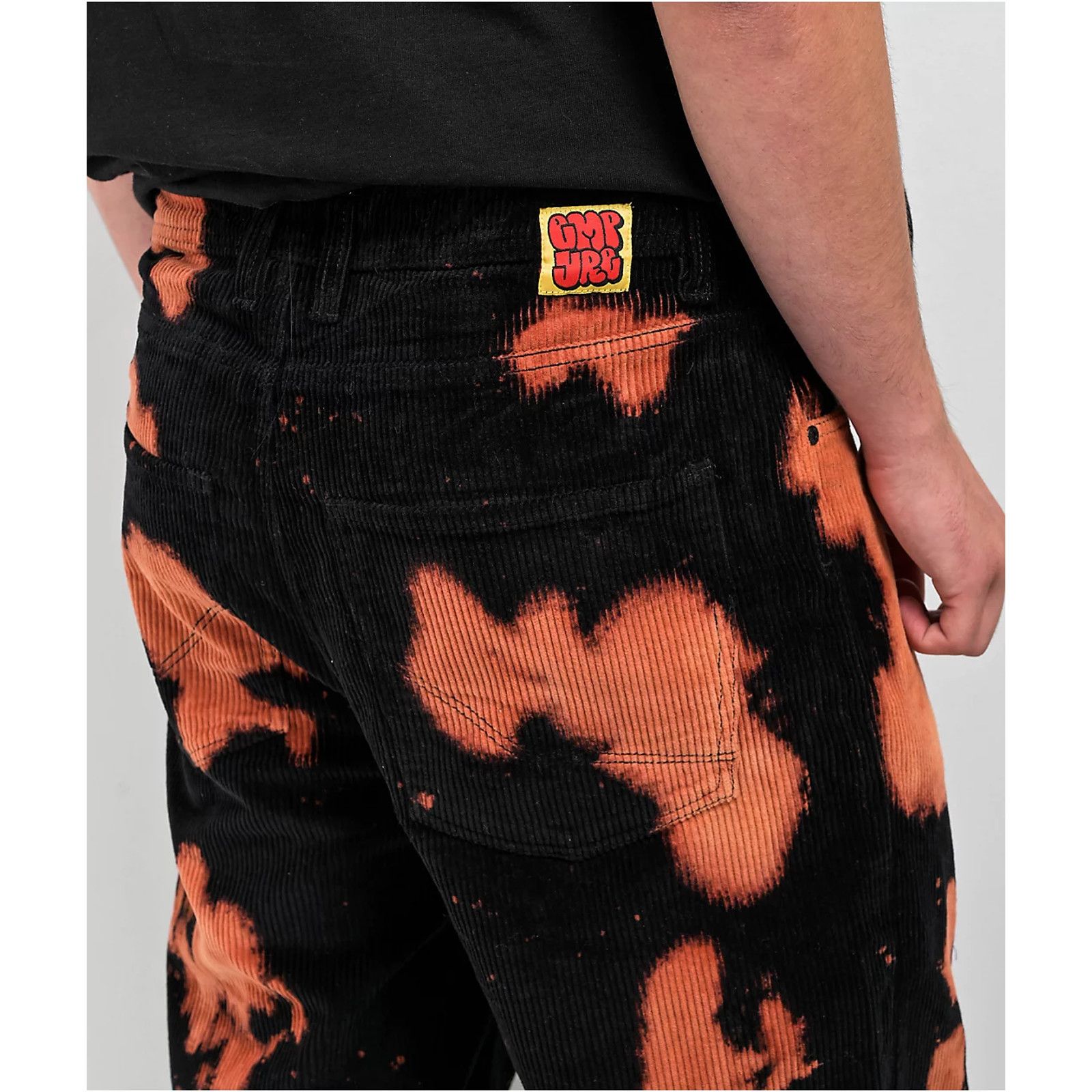 Empyre Empyre Loose Fit Bleached Black Corduroy Skate Pants 32x30 Size US 32 / EU 48 - 8 Thumbnail