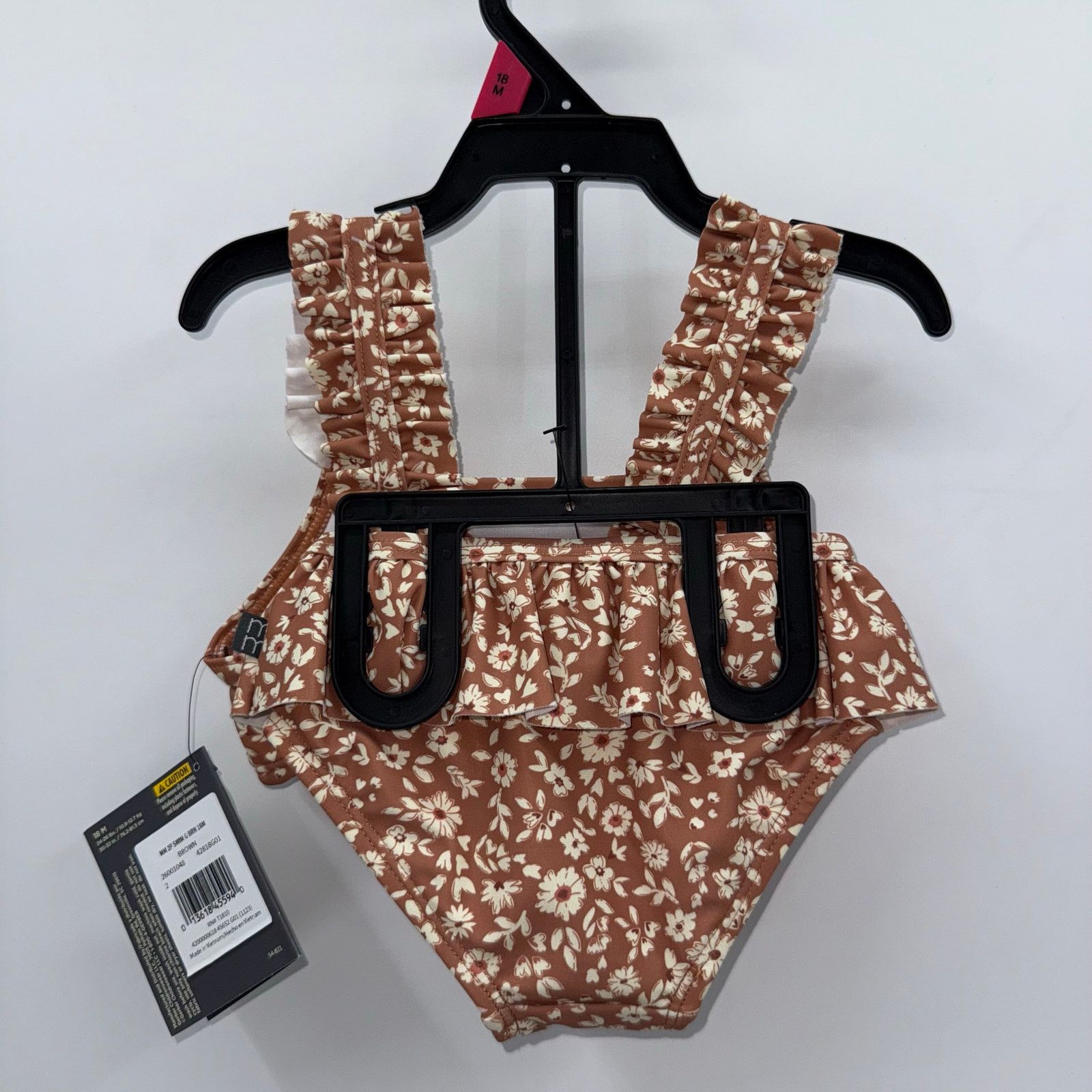 Other NWT Gerber Modern Moments Girls 2-Piece Toddler Swimsuit 18M Size ONE SIZE - 2 Thumbnail