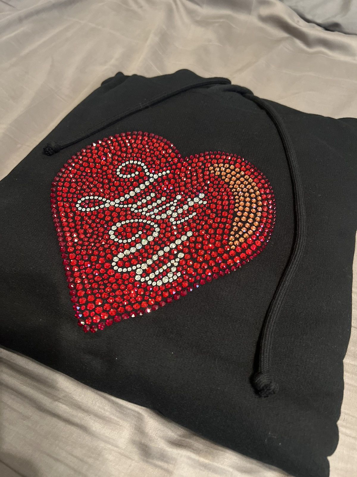 Kith × Swarovski Kith Swarovski Just Us Hoodie - Size M - Black NEW Size US M / EU 48-50 / 2 - 11 Thumbnail
