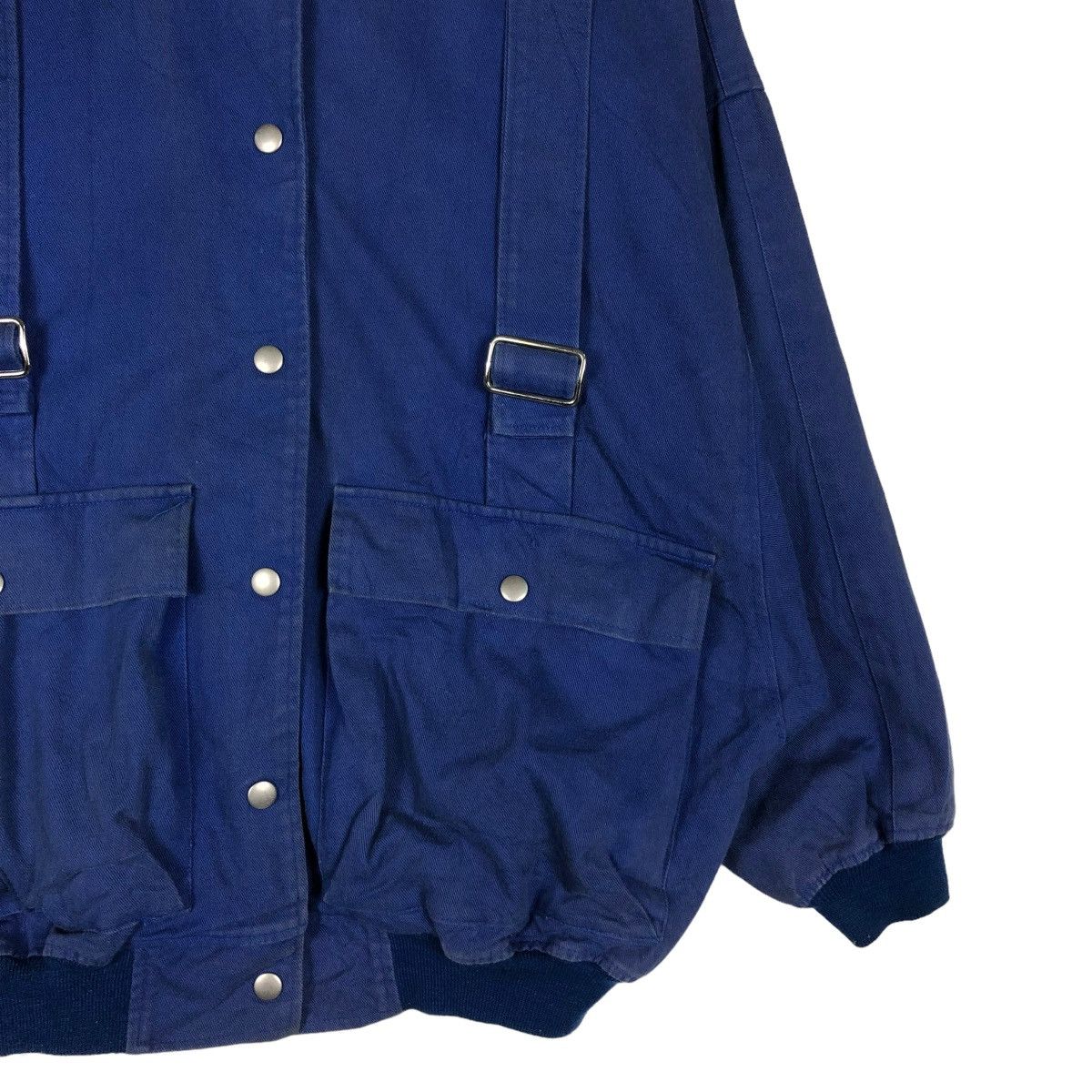 Japanese Brand 🔥VINTAGE PARACHUTE BONDAGE BIKER BOMBER JACKET SUNNY HOUSE Size US M / EU 48-50 / 2 - 7 Thumbnail