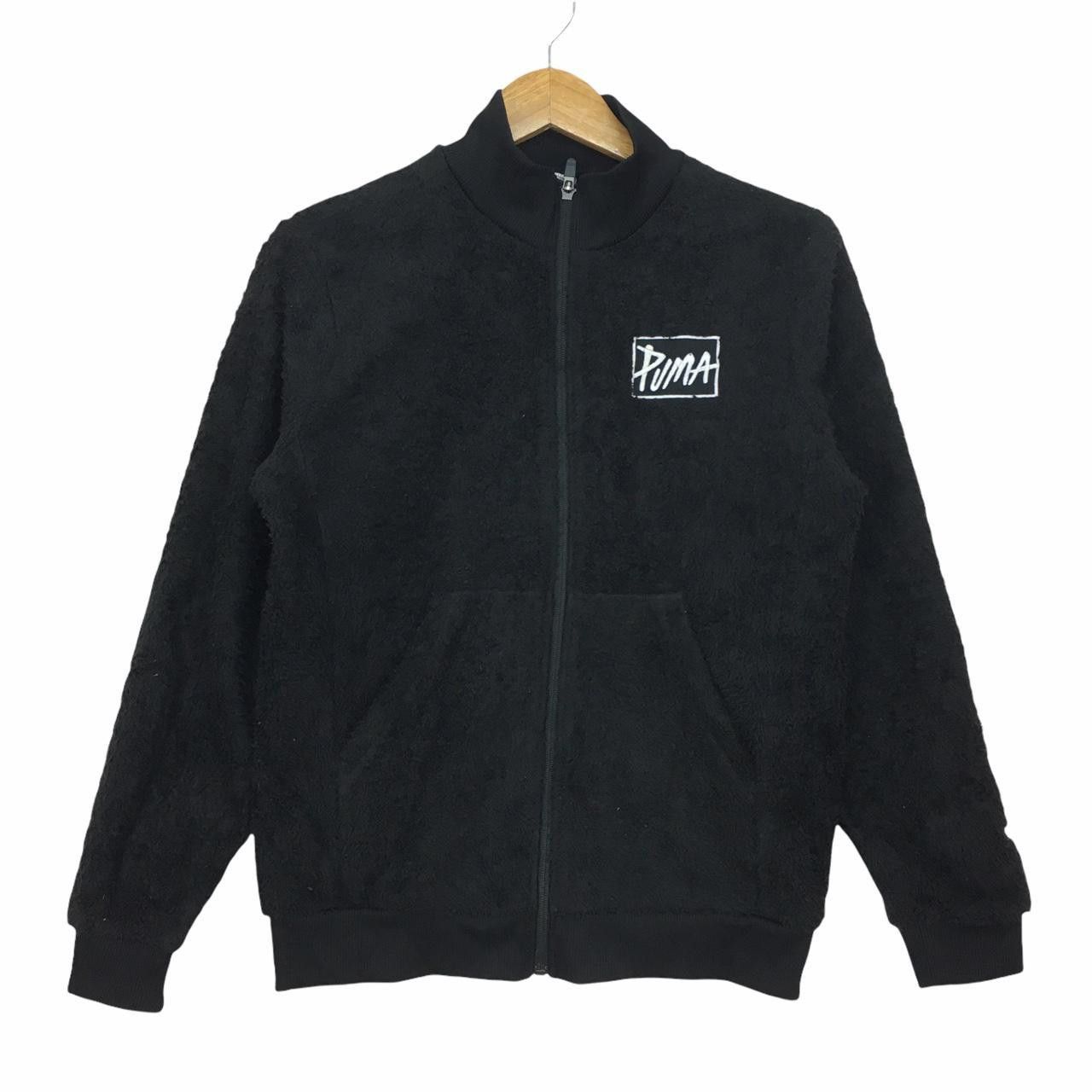 Puma Vtg PUMA Zip Up Fleece Sweater Spell Out Streetwear Clothing Size US XXS / EU 40 - 1 Thumbnail