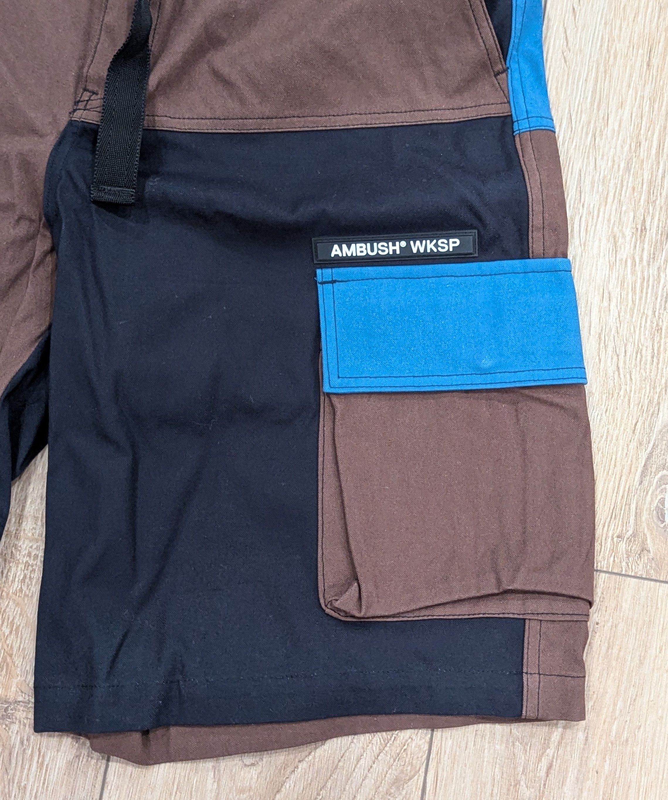 Ambush Design AMBUSH Pannelled Cotton Shorts Brown Large Size US 34 / EU 50 - 2 Thumbnail