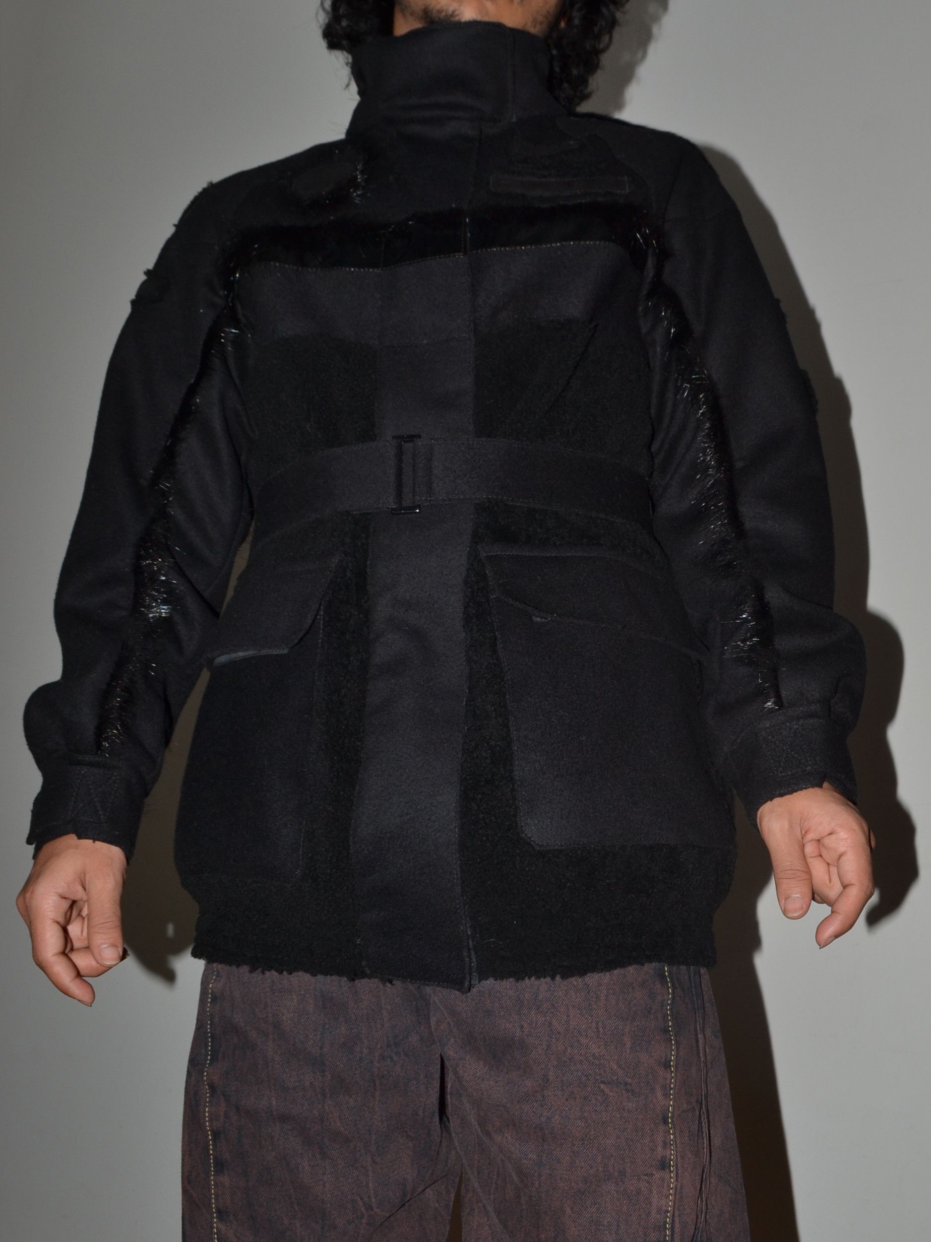 Prada FW2007 Sheep & Nutria Fur Trimmed Wool Military Jacket Size US M / EU 48-50 / 2 - 1 Thumbnail