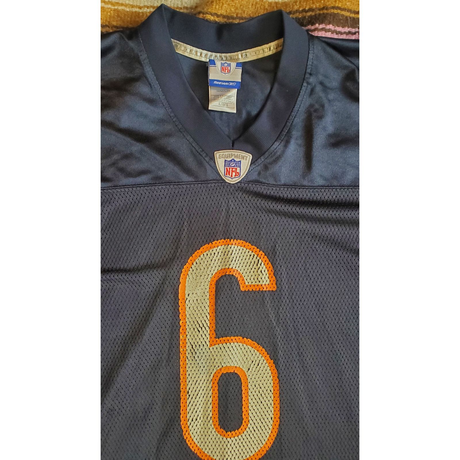 NFL Reebok Chicago Bears Cutler Jersey On Field NFL Equipment XL Size US XL / EU 56 / 4 - 4 Thumbnail