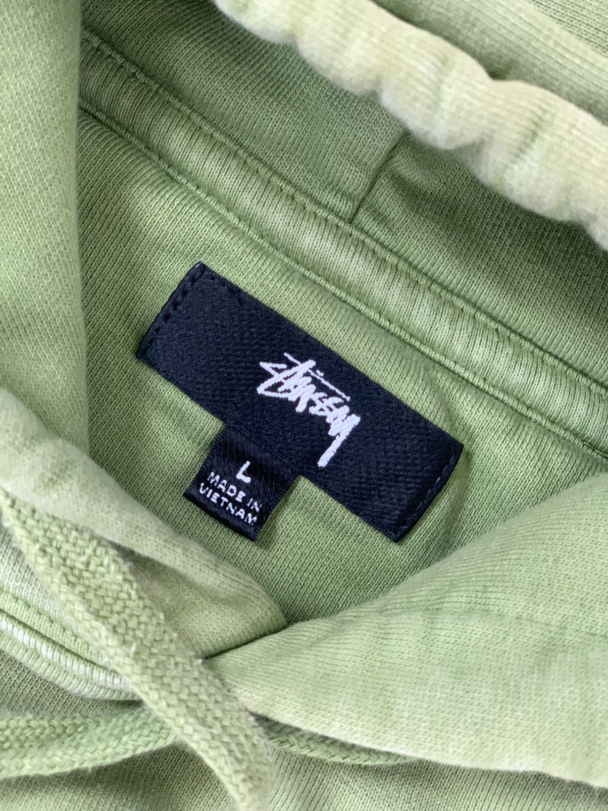 Stussy Stussy Dyed Designs Hoodie Green - Size L Size US L / EU 52-54 / 3 - 7 Thumbnail