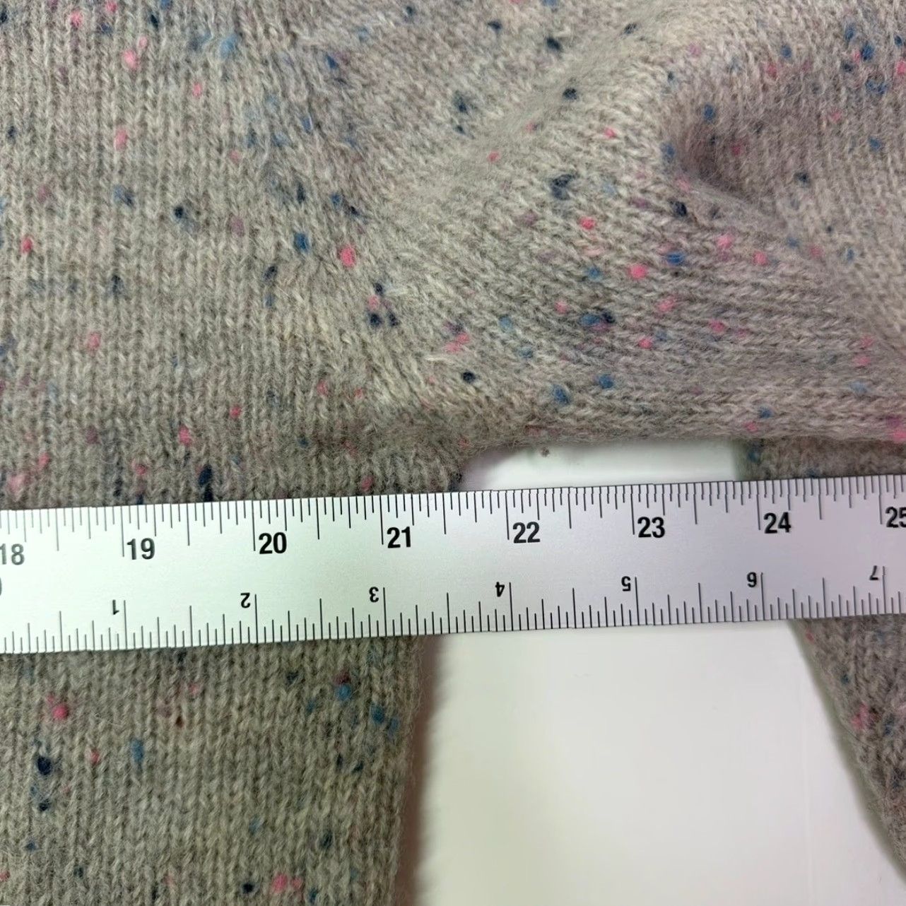 Castore VINTAGE Forecast Wool Sweater Mens Large Beige Argyle Crewneck 90s Size US L / EU 52-54 / 3 - 3 Thumbnail