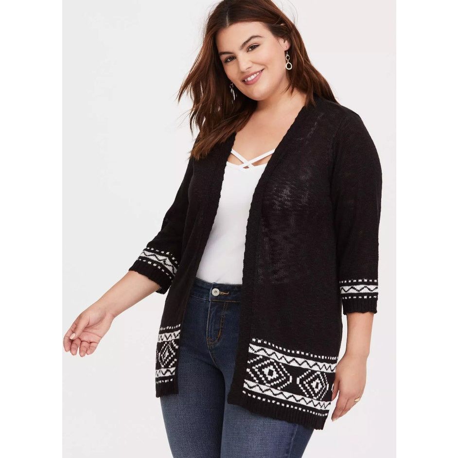 Torrid Torrid Women Slub Knit Cardigan Sweater Plus Sz 4X Layering Size 4XL / US 24-26 - 1 Thumbnail