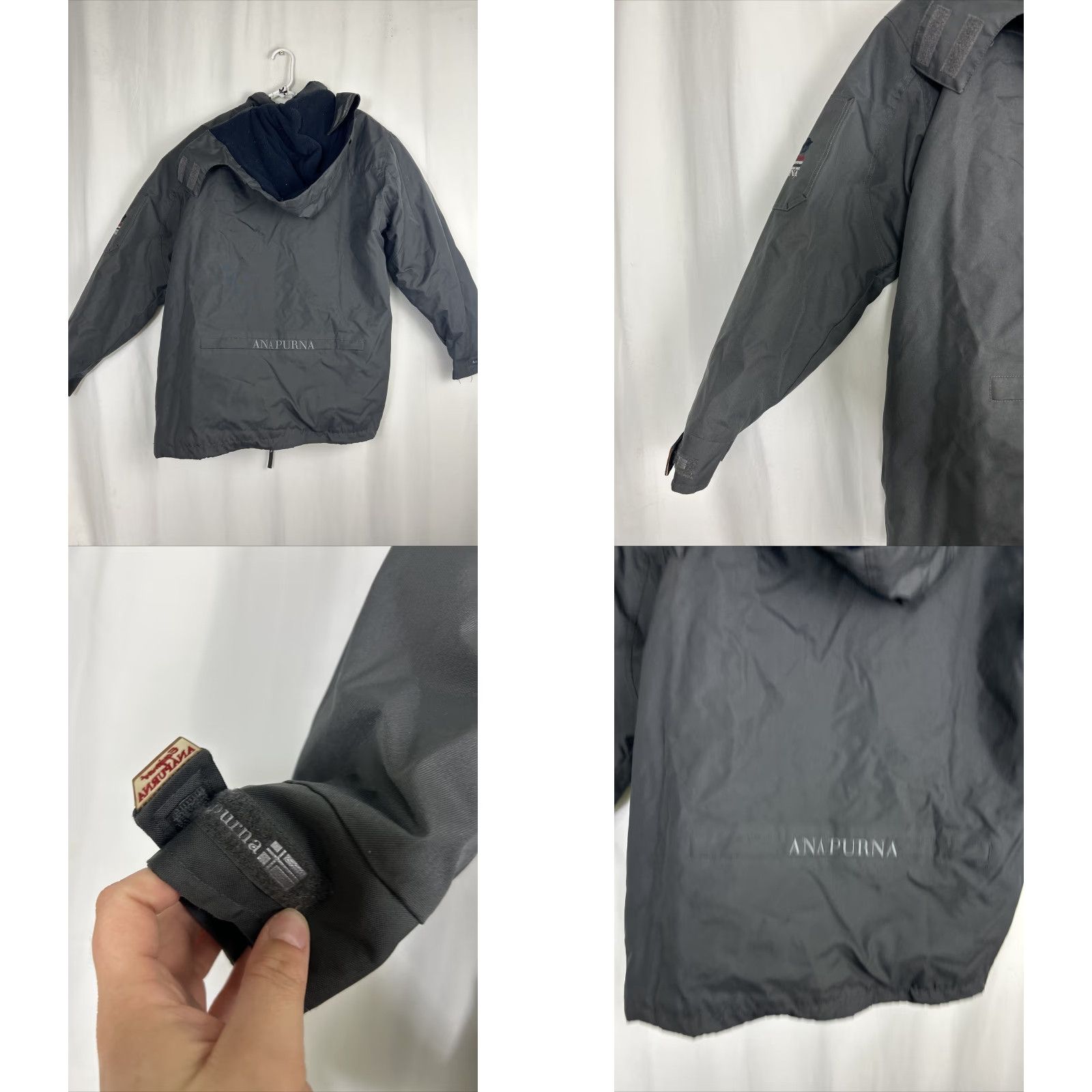 Equipment ANAPURNA Equipment Trek Team EXPEDITION Jacket Hooded Overcoat Large Gray Men L Outdoor Hiking Shirt? Size US L / EU 52-54 / 3 - 10 Thumbnail