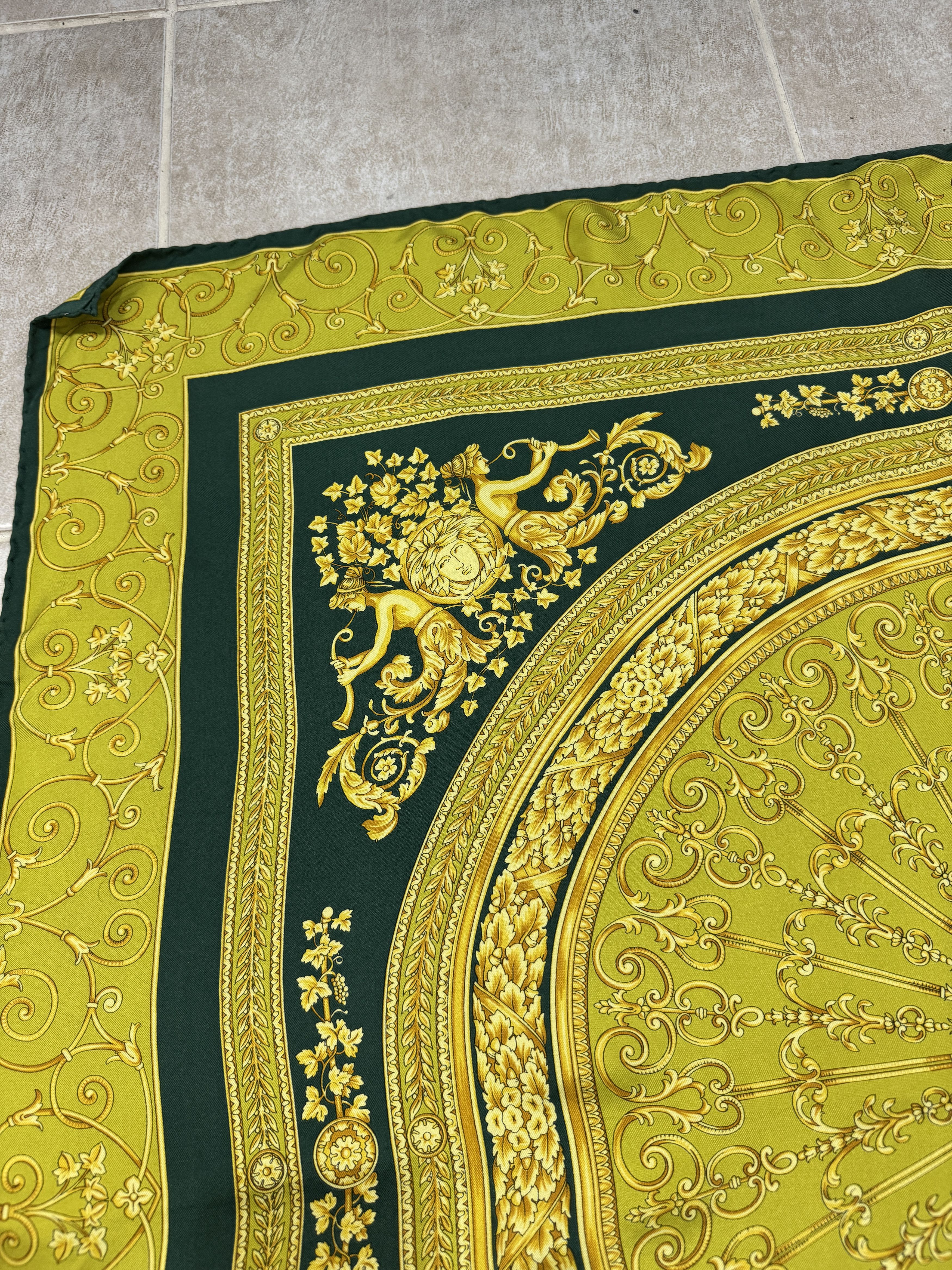 Versace Gianni Versace Early 90s baroque silk scarf Size ONE SIZE - 6 Thumbnail