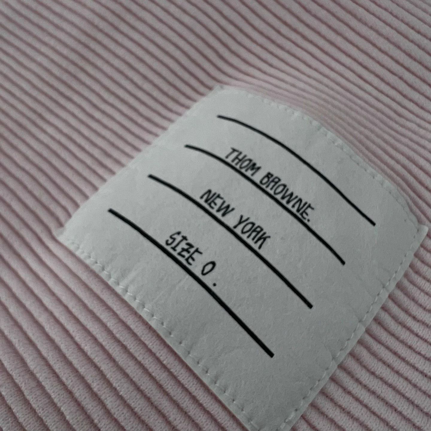 Thom Browne THOM BROWNE Light Pink Striped Button Polo 0 Size XS / US 0-2 / IT 36-38 - 4 Thumbnail