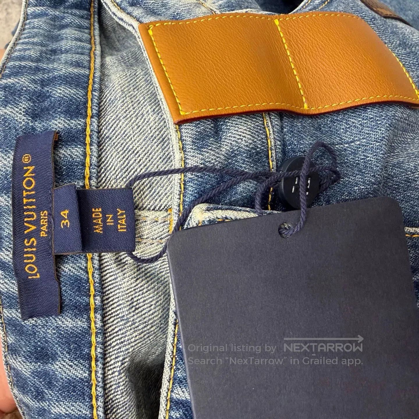 Louis Vuitton Louis Vuitton Blue Denim Jeans 34. Size US 34 / EU 50 - 4 Thumbnail