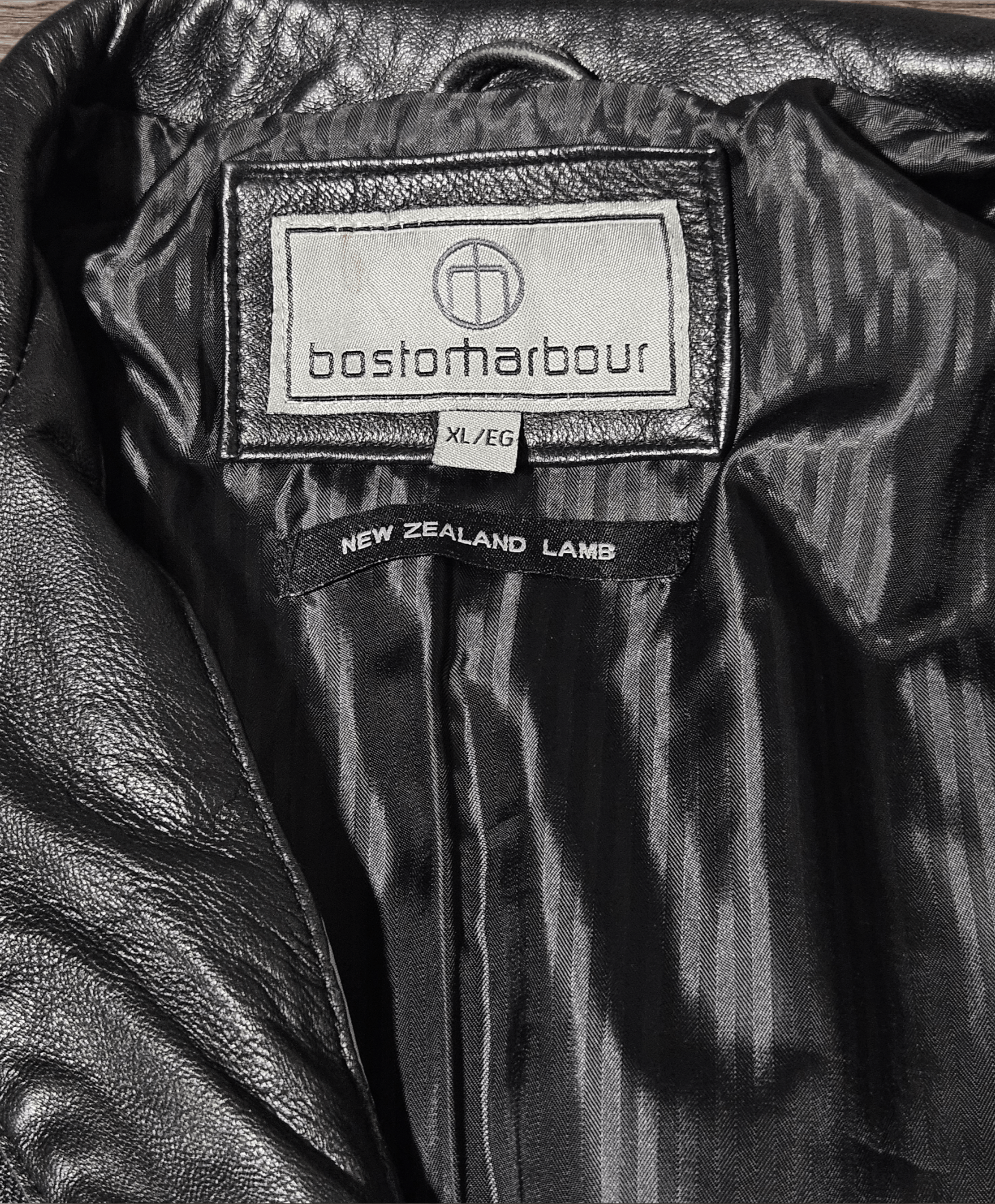 Leather Boston Harbour Jacket XL New Zealand Lamb Leather Cafe Racer Size US XL / EU 56 / 4 - 4 Thumbnail