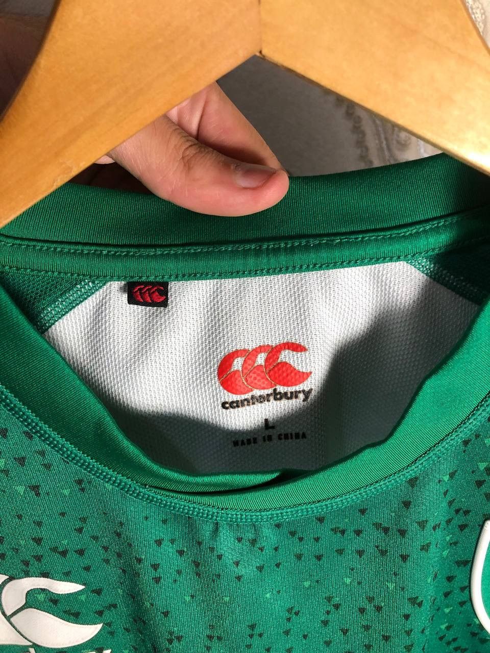 Canterbury of New Zealand × Vintage VERY RARE CANTERBURY IRELAND IRFU RUGBY JERSEY RETRO Y2K Size US L / EU 52-54 / 3 - 7 Thumbnail