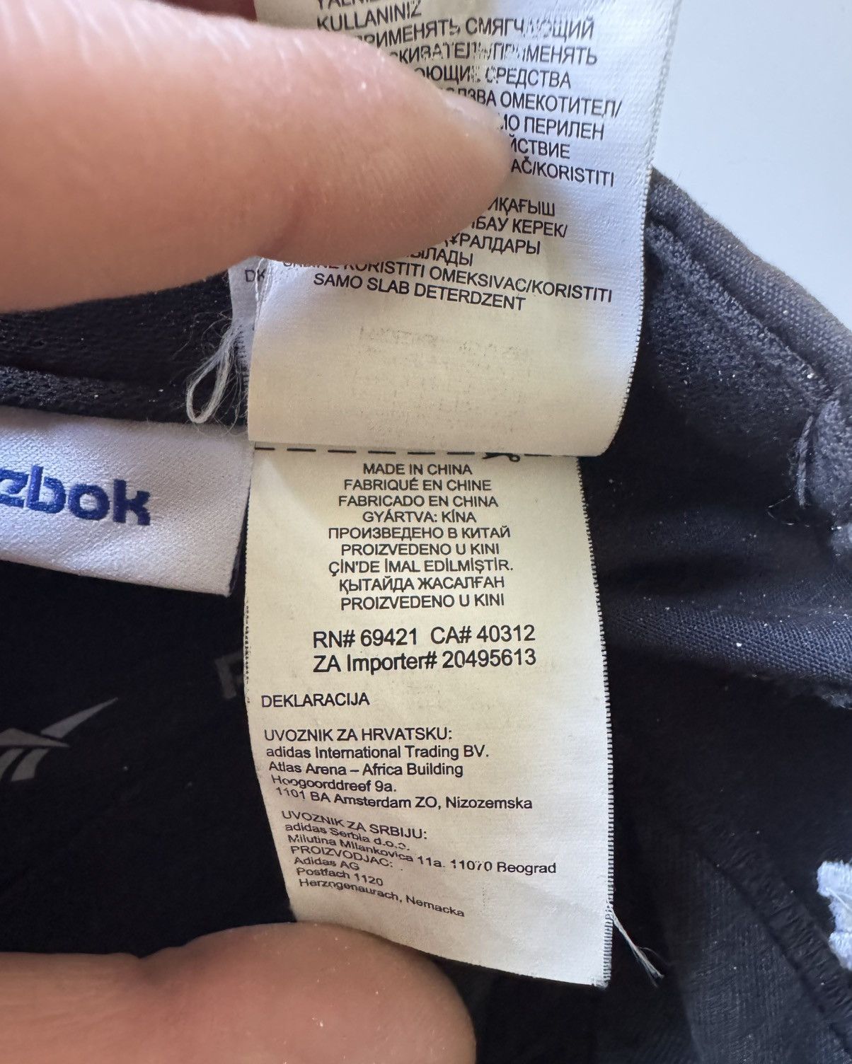 Reebok × Vetements Vetements x Reebok FW 17 Reconstructed Cap Size ONE SIZE - 10 Thumbnail