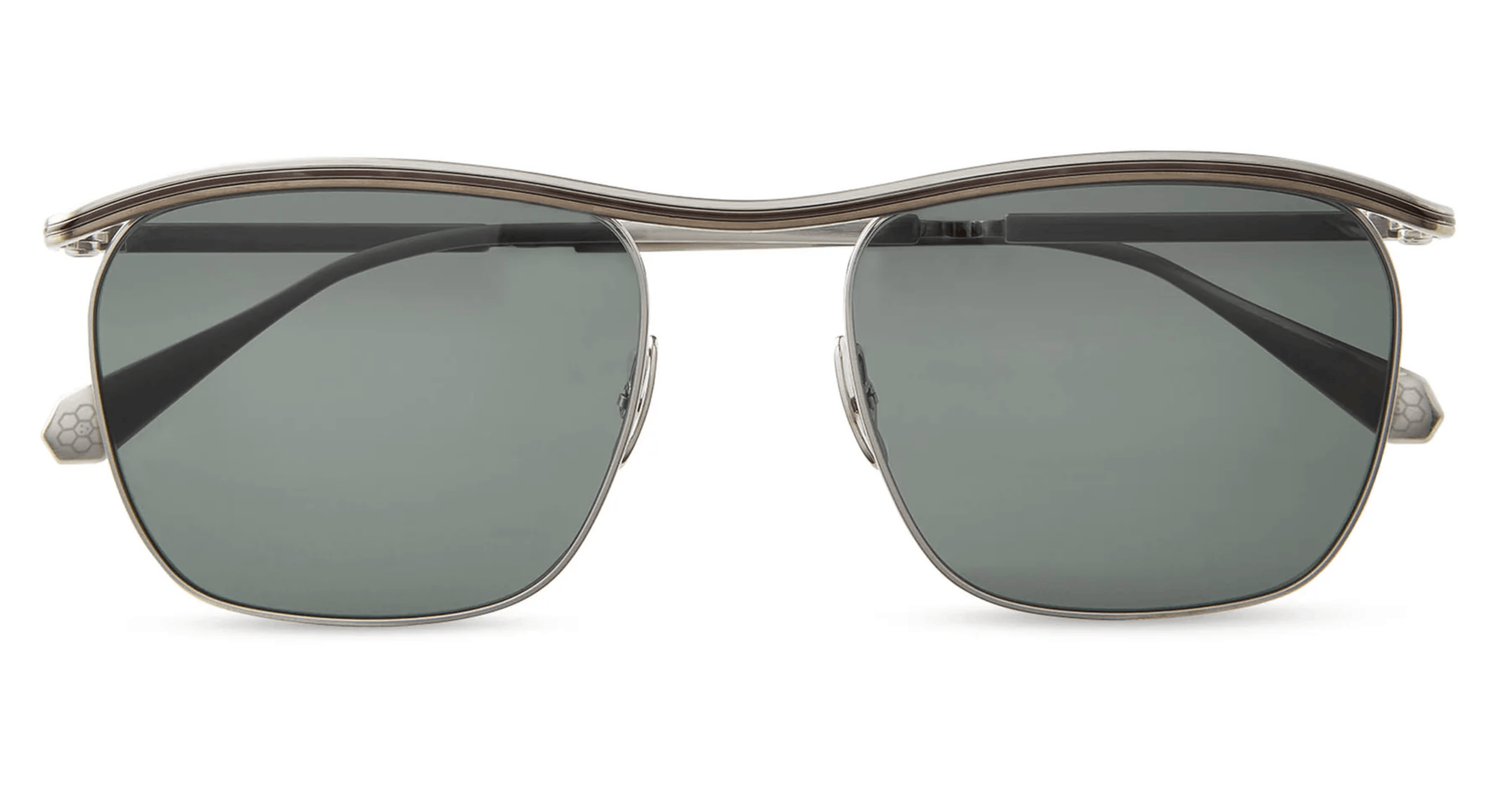 Mr. Leight Mr. Leight OWSLEY S Sunglasses Platinum G15 Glass Size ONE SIZE - 5 Thumbnail