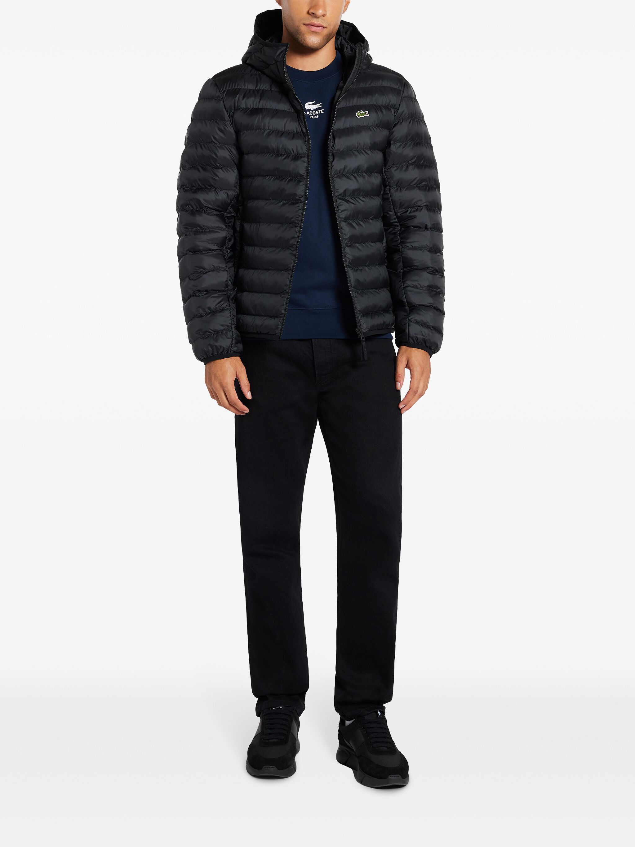 Lacoste o1s22i1n1124 Classic Fit Crewneck Sweatshirt in Blue Size US M / EU 48-50 / 2 - 2 Thumbnail