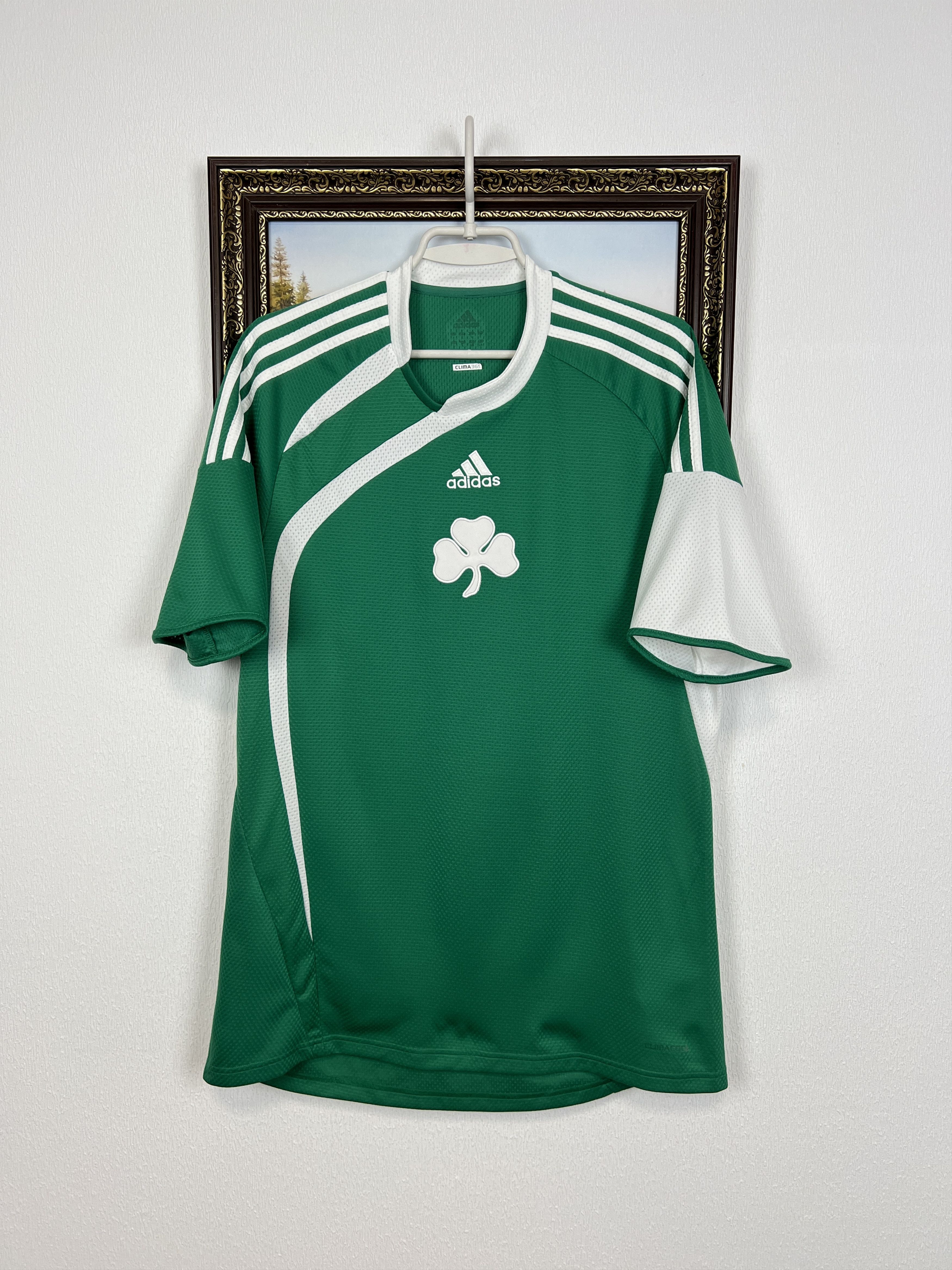 Adidas Panathinaikos football shirt 2009 Soccer Jersey Tee Hype Size US M / EU 48-50 / 2 - 1 Thumbnail
