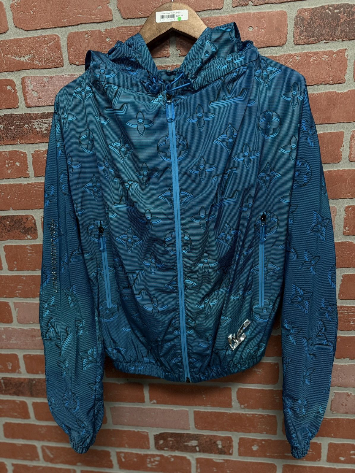 Louis Vuitton Louis Vuitton Virgil Abloh Blue Zip Up Windbreaker RARE 46 Size US S / EU 44-46 / 1 - 2 Thumbnail