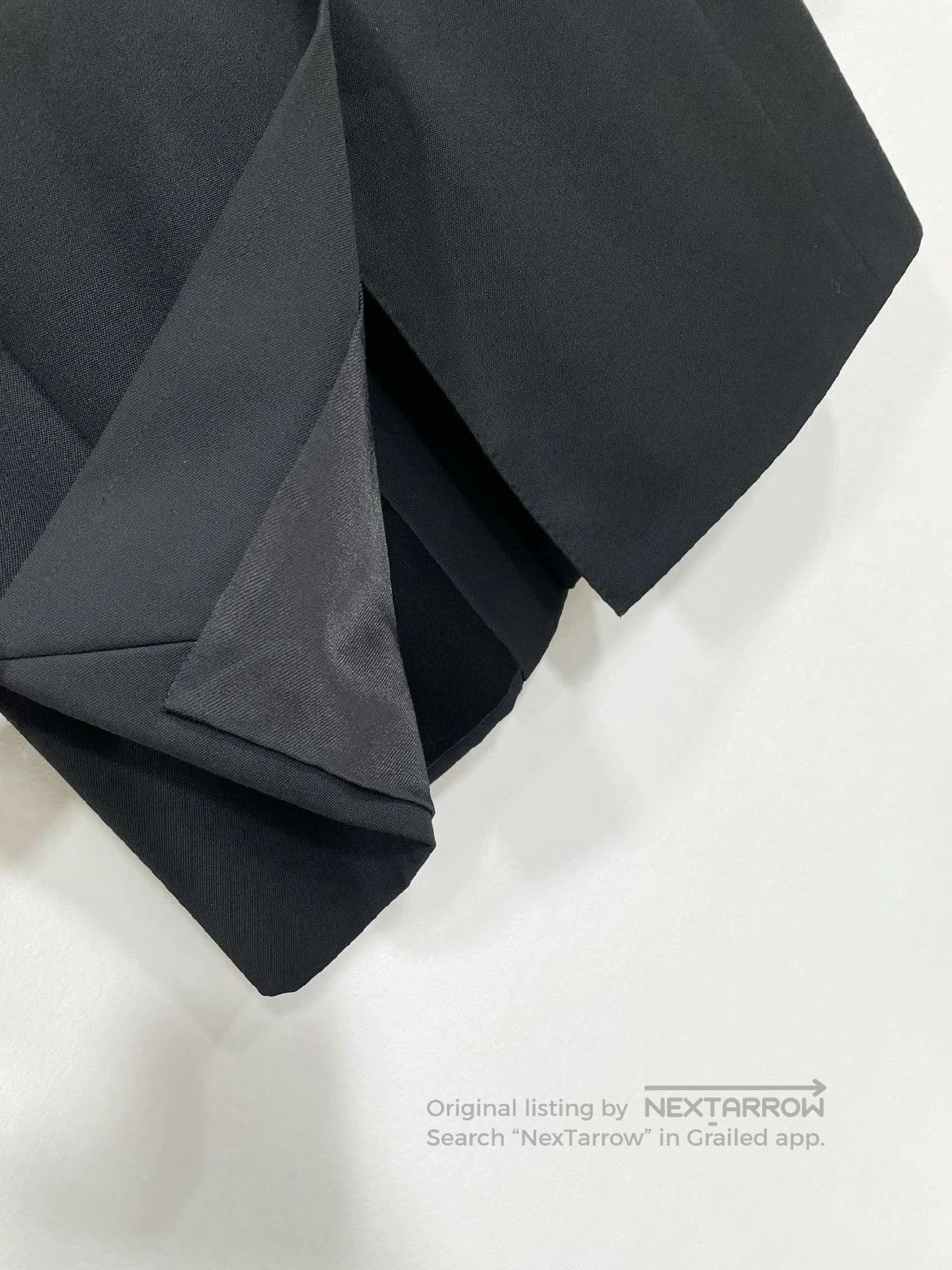 Saint Laurent Paris SAINT LAURENT Men's Black Wool Coat. Size US S / EU 44-46 / 1 - 8 Thumbnail