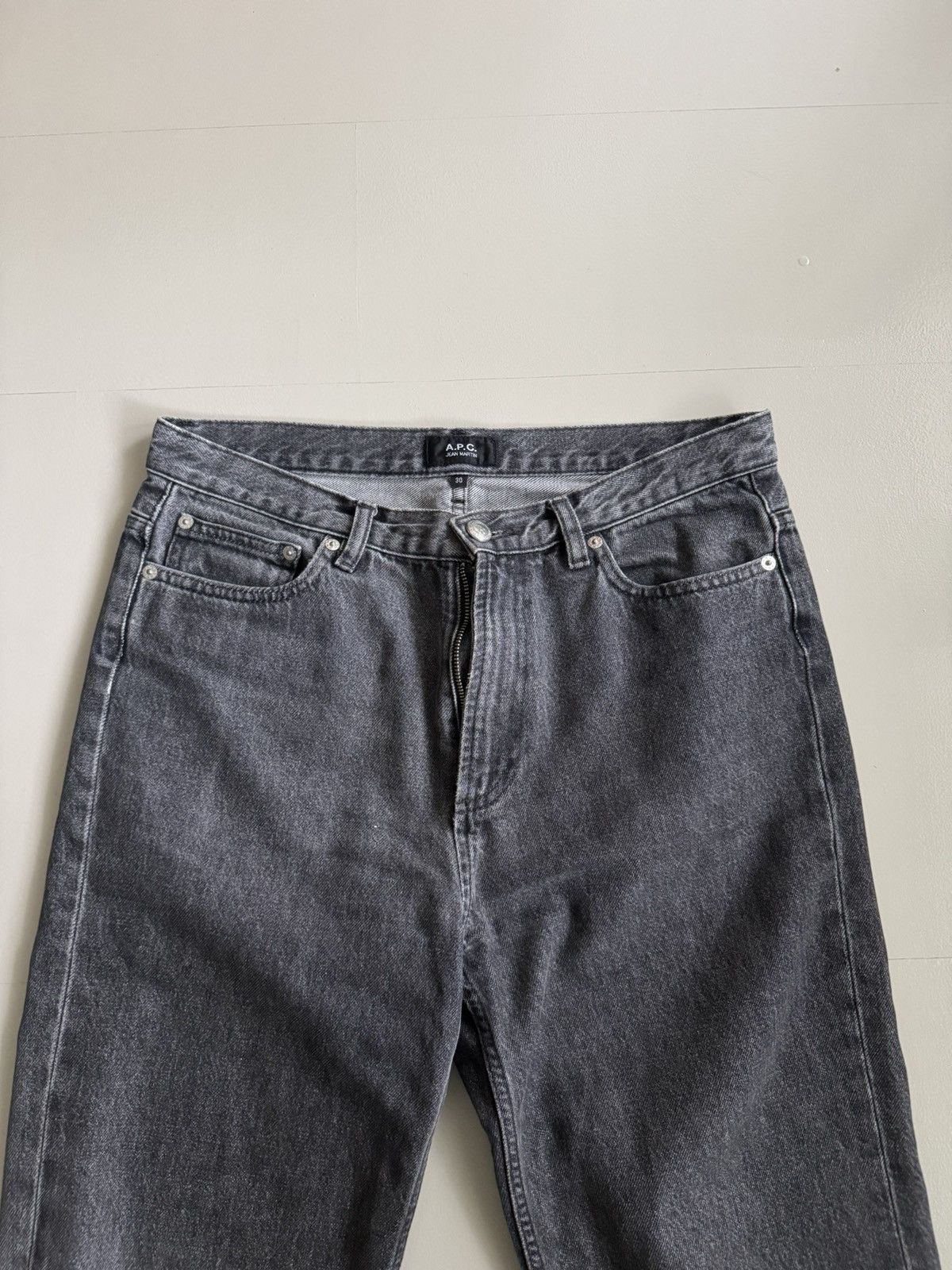 A.P.C. A.P.C Jean Martin Stonewashed Black Size US 30 / EU 46 - 2 Thumbnail