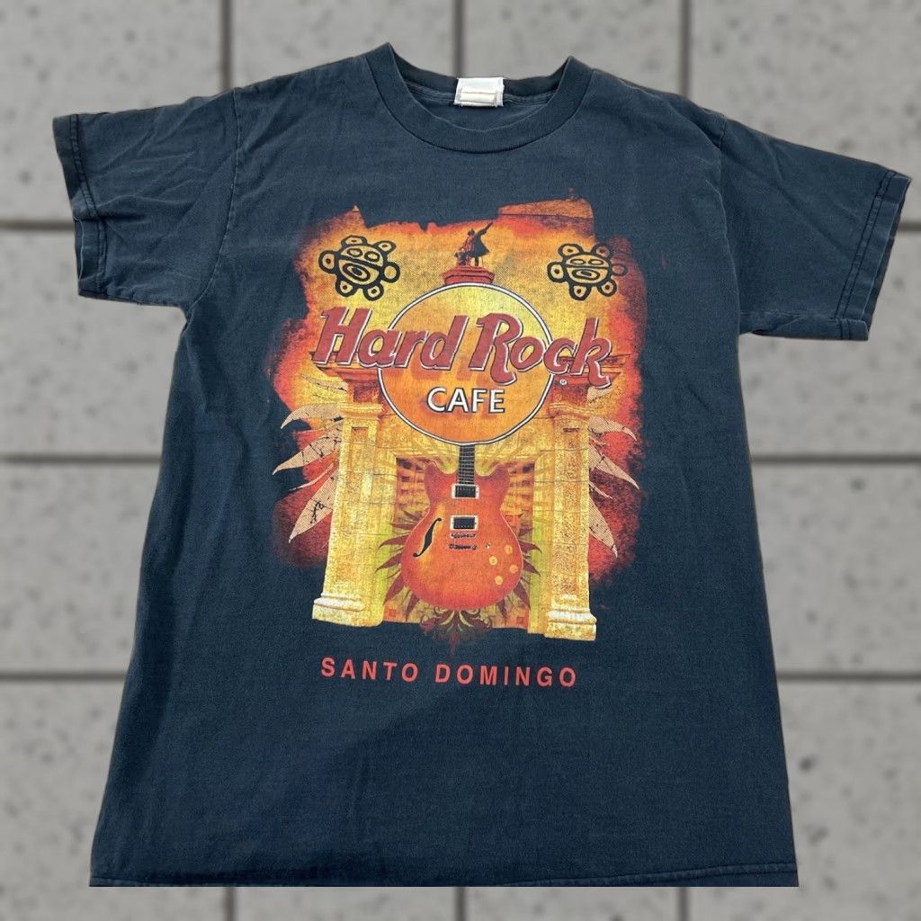 Hard Rock Cafe VINTAGE Hard Rock Cafe T-Shirt Black Short Sleeve Size S Men Rock 90s Music Santo Domingo Black T Shirt Mens Size US S / EU 44-46 / 1 - 1 Thumbnail