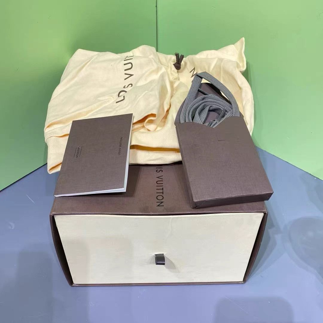 Louis Vuitton LOUIS VUITTON Damier Graphite Brown High Top Sneakers K15 Size US 11 / EU 44 - 9 Thumbnail