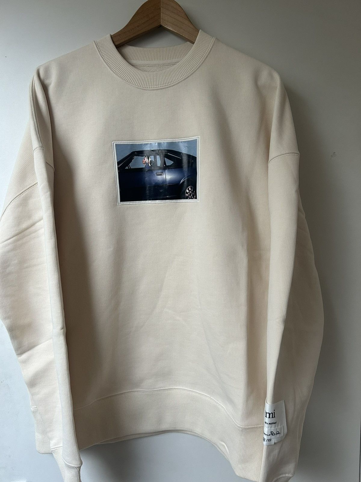 AMI Sweat Blanc Ami Paris x Andrew Bush Size US M / EU 48-50 / 2 - 1 Thumbnail
