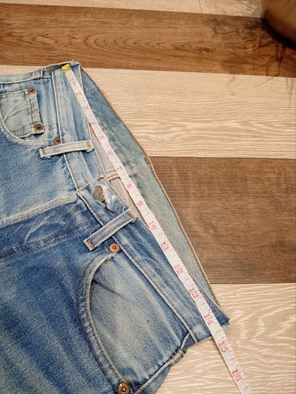 Levi's Vintage Clothing VINTAGE LEVI'S 501 TOP BUTTON #524 SELVEDGE BLUE DENIM PANTS Size US 29 - 14 Thumbnail