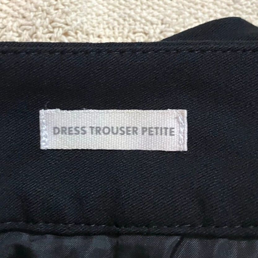 Loft LOFT Outlet Womens Pants Black Petite Mid Rise Stretch 6P Dress Pants Wide-Leg Size 28" / US 6 / IT 42 - 7 Thumbnail