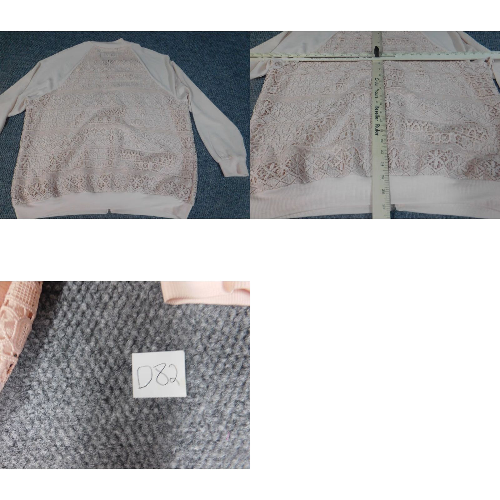 Vintage Signature Jacket Womens 1X Plus Pink Full Zip Canvas Cotton Lining Casual Spring Fall Cardigan? Size XL / US 12-14 / IT 48-50 - 9 Thumbnail