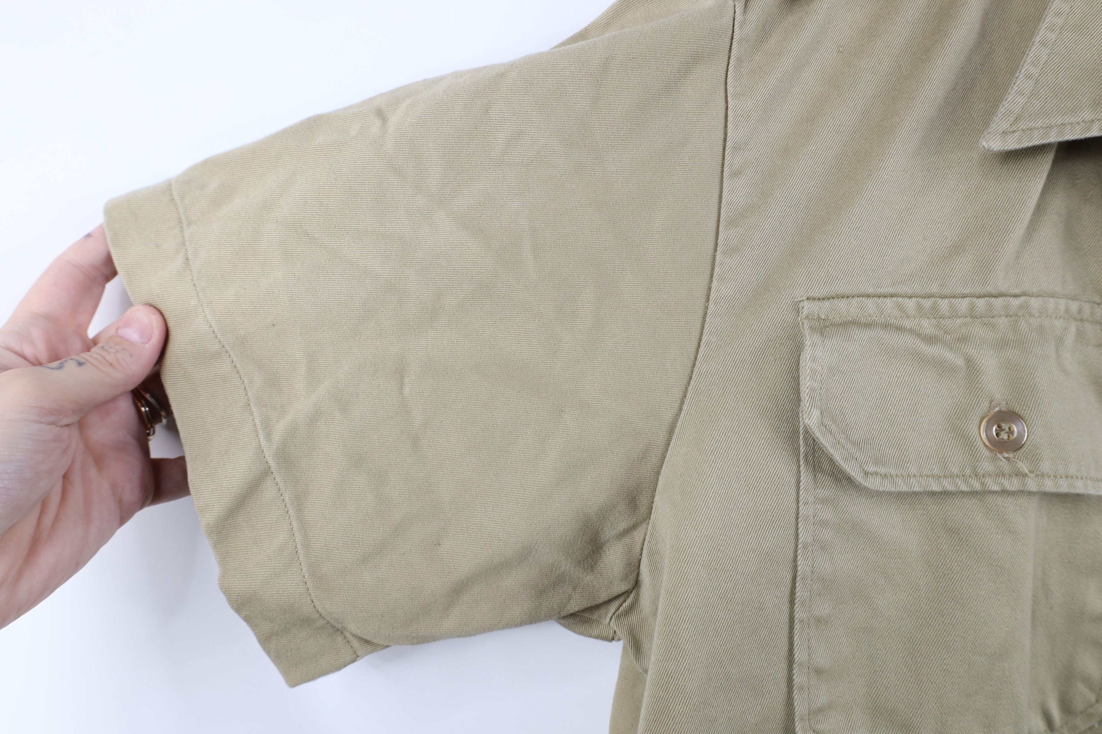 Vintage Vintage 60s 70s Vietnam War Field Combat Button Shirt USA Size US L / EU 52-54 / 3 - 8 Thumbnail