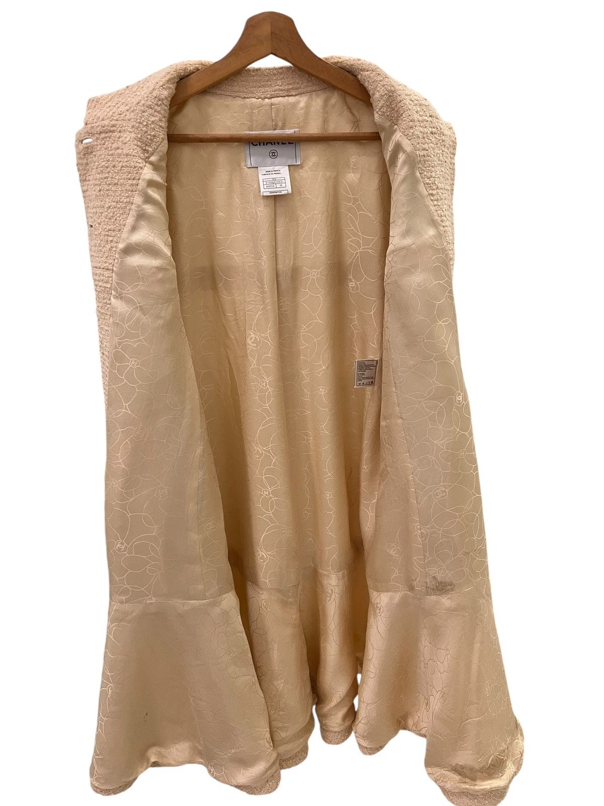 Chanel Vintage Chanel Tweed Long Coat Size XS / US 0-2 / IT 36-38 - 3 Thumbnail