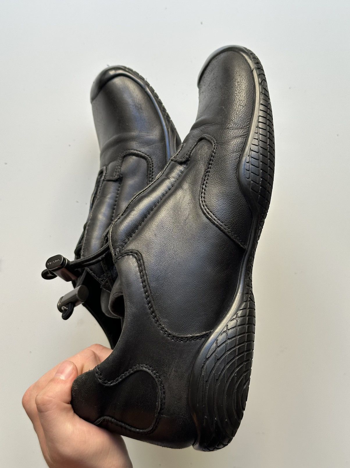 Prada Vintage Nappa Sport 90s Archive Leather Sneakers