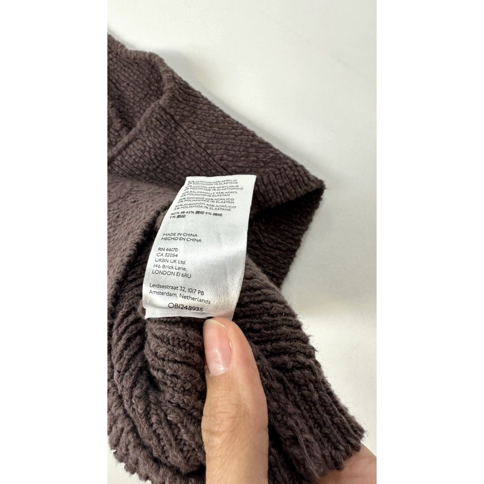 Urban Outfitters Urban Outfitters Crop Top Women’s Medium Brown Knit Bralette Crop Top M Brown Knit Cropped Tank Shirt Womens M Brown Urban Outfitters Size M / US 6-8 / IT 42-44 - 4 Thumbnail