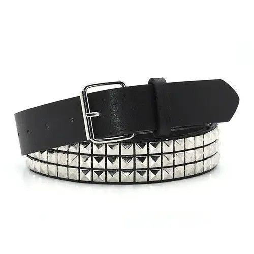 Japanese Brand Belt Studded Punk Size 46 - 7 Thumbnail