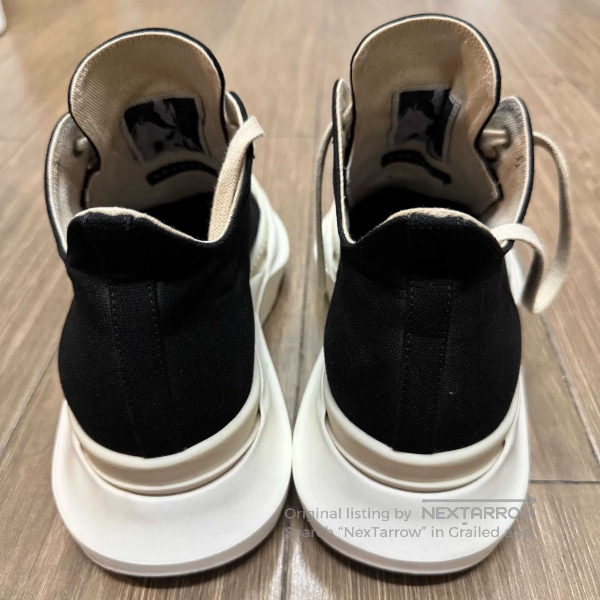 Rick Owens Drkshdw Rick Owens Drkshdw Black Lace-Up Shoes. Size US 8 / EU 41 - 4 Thumbnail