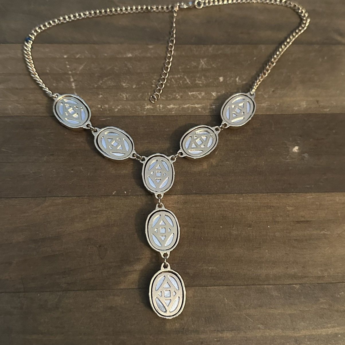 Other Gold tone citrine Y statement necklace Size ONE SIZE - 5 Thumbnail