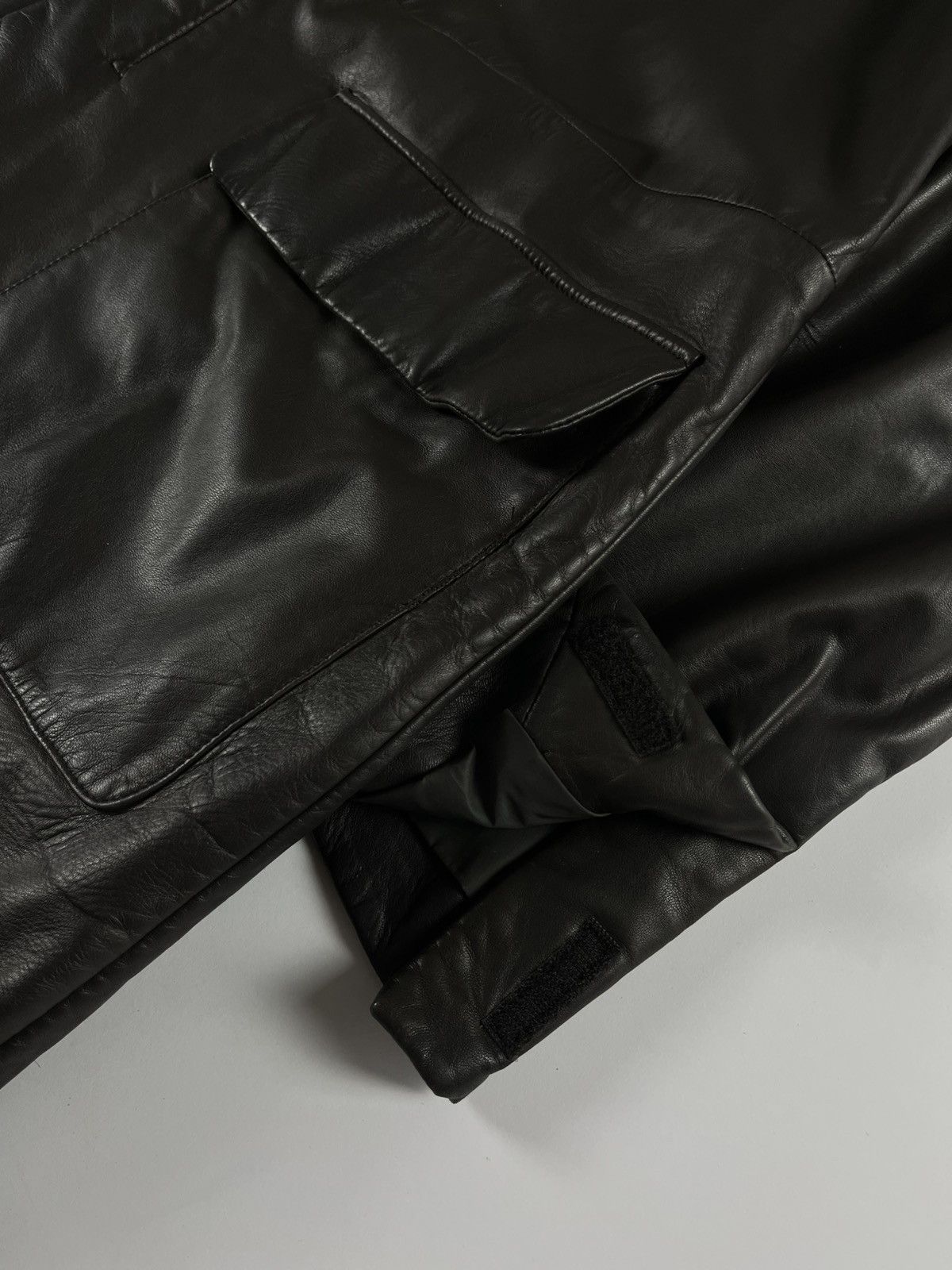 Prada Prada Belted Premium Leather Long Jacket FW 1999 Size US L / EU 52-54 / 3 - 7 Thumbnail
