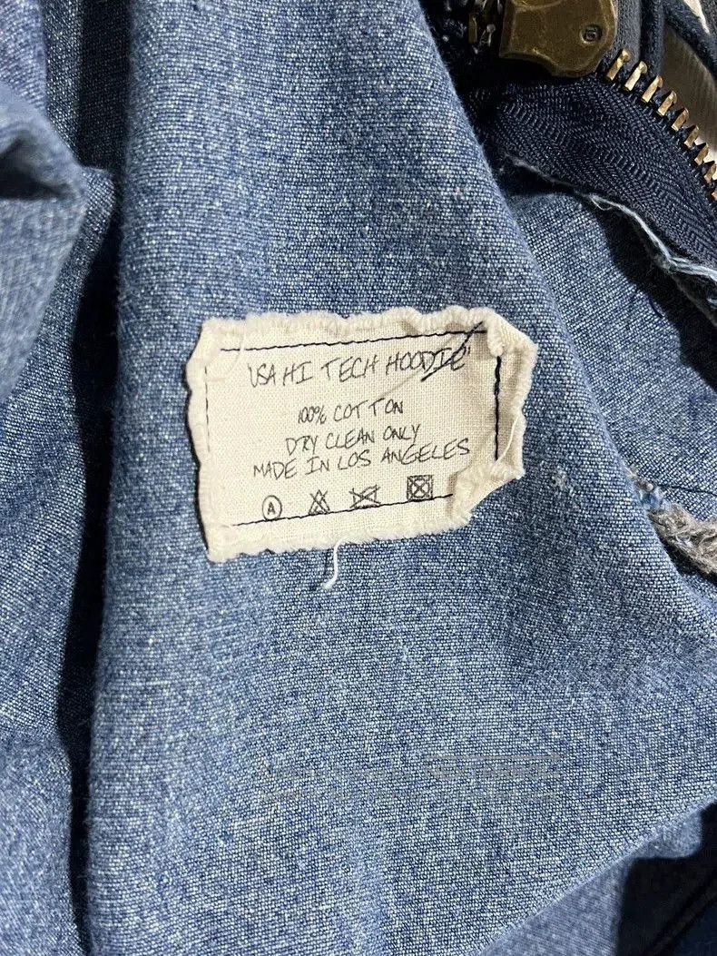 Greg Lauren GREG LAUREN Cotton Patchwork Hoodie. Size US M / EU 48-50 / 2 - 7 Thumbnail